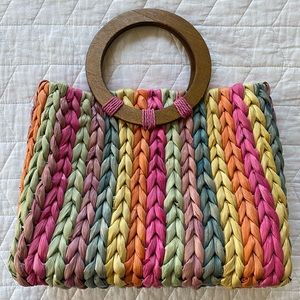 Corn husk purse